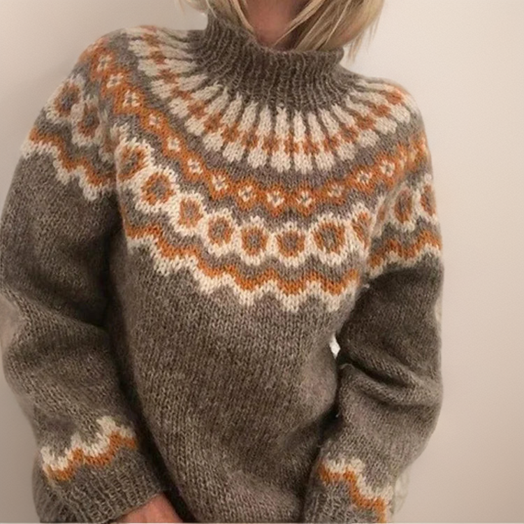 Olivia | Comodo maglione a collo alto — 4