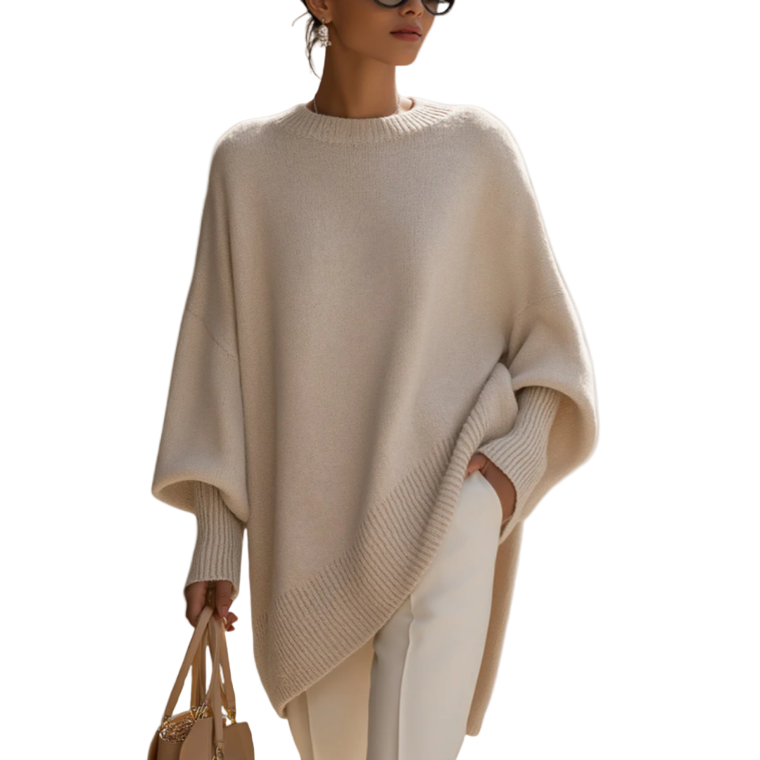 Livia | Maglione poncho oversize — 1