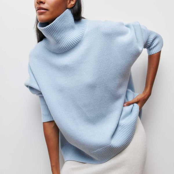 Cornelia | comodo maglione a collo alto — 1