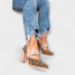 Amalia | Sandali con tacco leopardati — 1