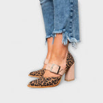 Amalia | Sandali con tacco leopardati — 3