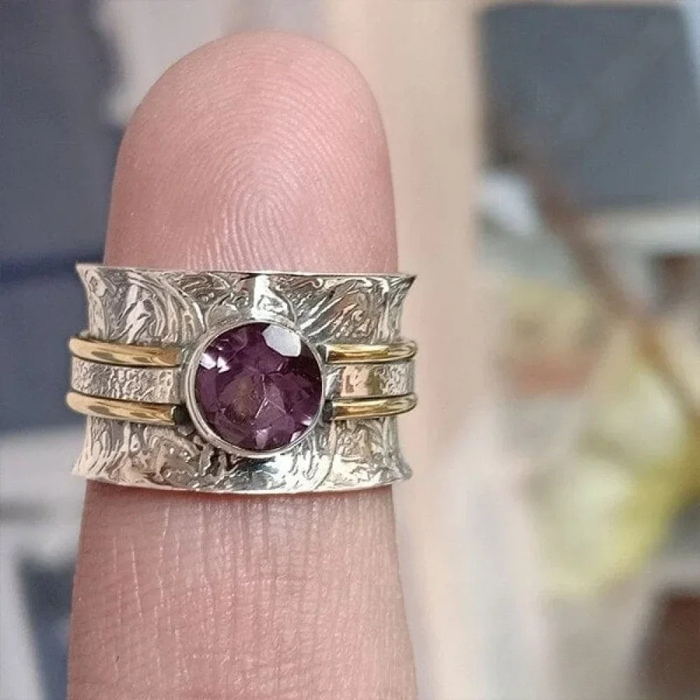 Christiane | Anello da meditazione in cristallo di Boemia — 3