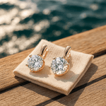 Gisela | Orecchini rotondi con zircone — 1
