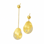 Sarah | Orecchini a goccia in oro con cristalli — 3